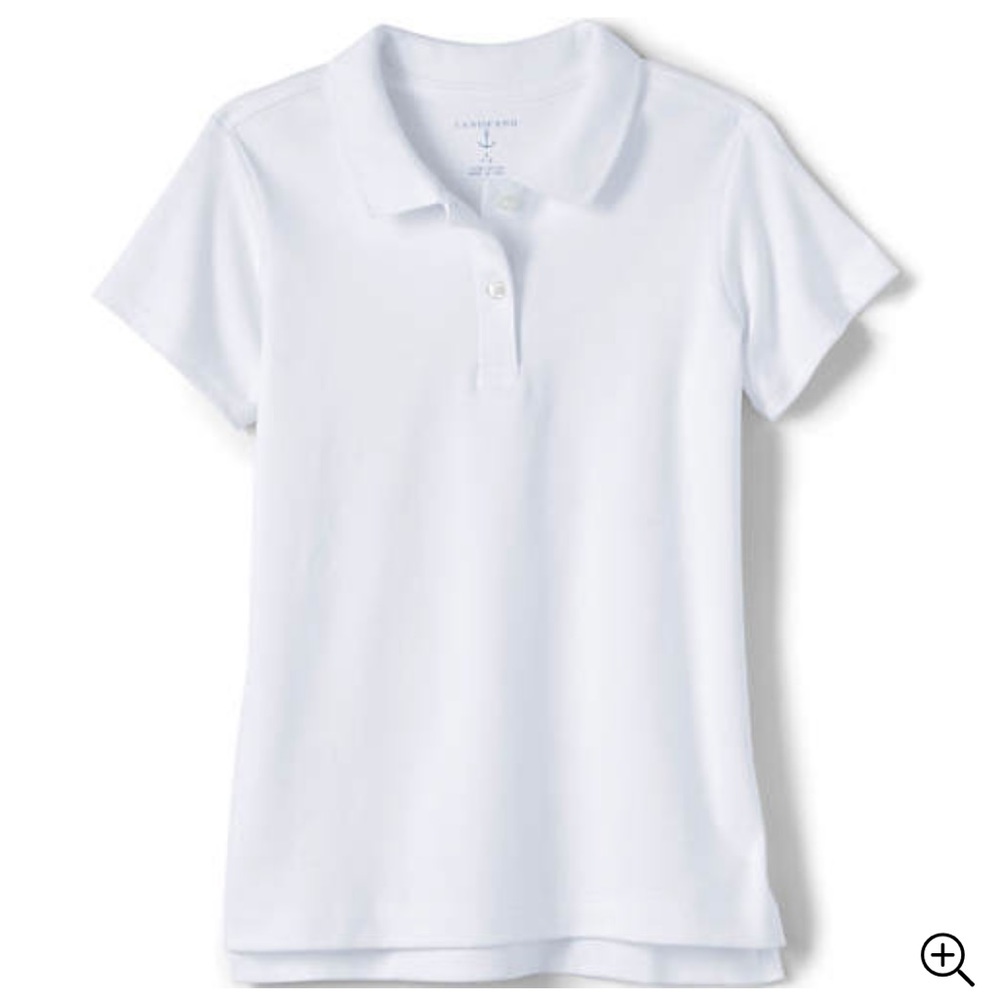 Land’s End 2 for $20 Girls Short Sleeve Polos